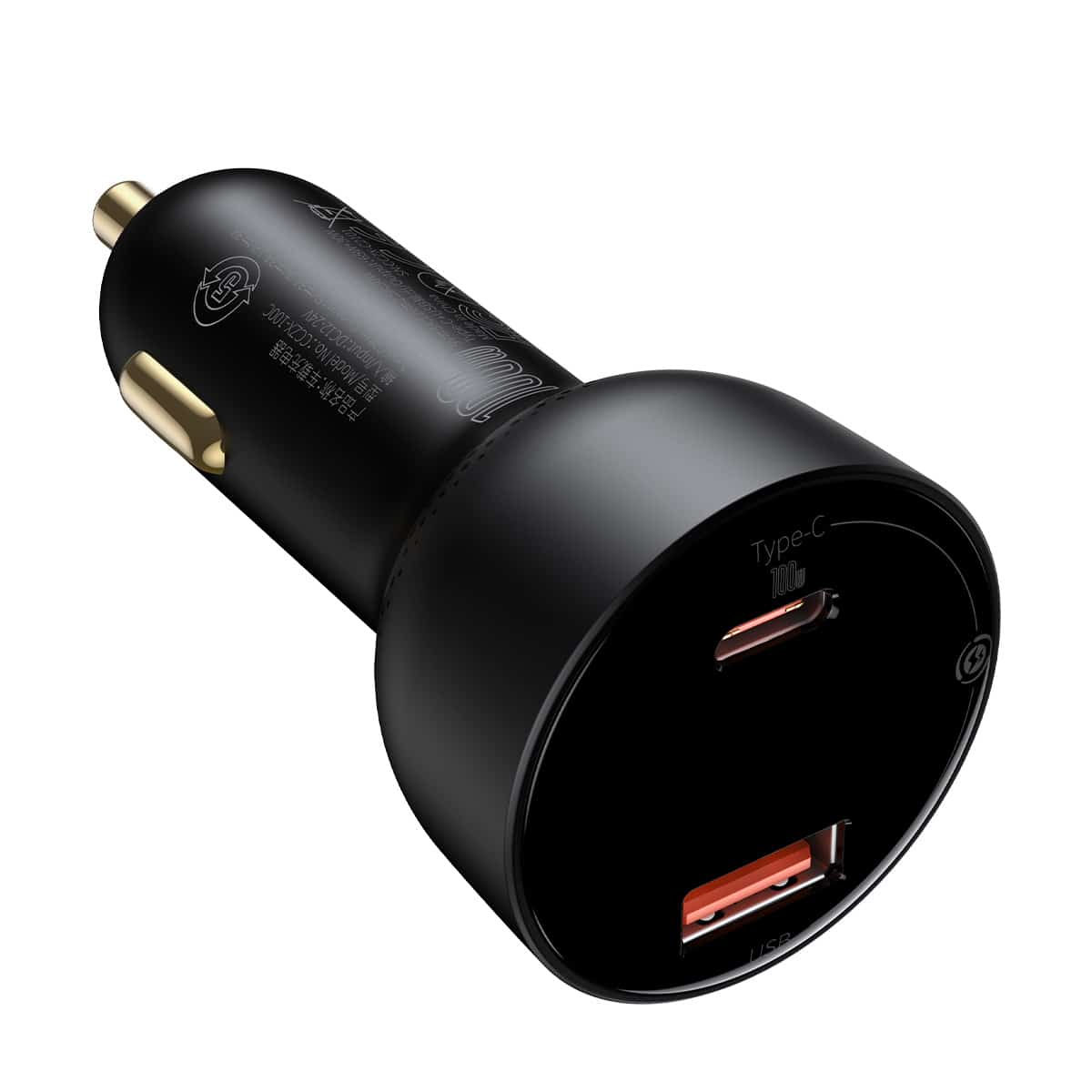 Baseus Superme Digital Display PPS Dual Quick Charger Car Charger Black Baseus Superme Digital Display PPS Dual Quick Charger Car Charger Black